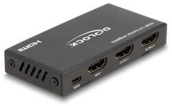 Delock Splitter HDMI Delock: transformă 1 x HDMI în 2 x HDMI, cu ieșire 4K la 60 Hz și funcție de downscaling