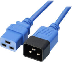 Lindy Cablu de alimentare IEC C19 la C20 2m Albastru Lindy L30121 (30121)