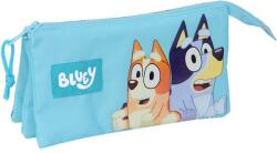 SAFTA Penar Bluey cu 3 compartimente, 22x12x3 cm (SF812433744) Penar
