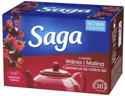 Saga Gyümölcstea SAGA Cseresznye-Málna 20 filter/doboz - vectraline