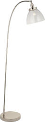 Endon Lighting Hansen szürke-átlátszó állólámpa (END-97591) E27 1 izzós IP20 (97591)