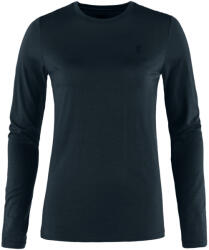 Fjällräven Tricou pentru femei Fjällräven Abisko Wool LS Dark Navy M