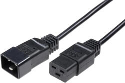 MicroConnect Cablu prelungitor C20-C19 2m 16A 250V negru PE141520 (PE141520)