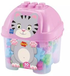 Simba Toys Abrick: Cica mintás építőkocka szett - 50 darabos (7600001928) - jatekbolt