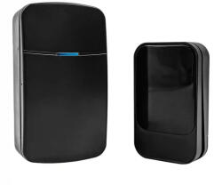 OMU system NBKK02-1A1VB Vezeték nélküli csengő 1 adó kinetic kapcsoló és 1 vevő elem nem szükséges fekete (NBKK02-1A1VB)