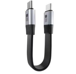  Cablu USB4 type C flat 8K60Hz 240W T-T 0.13m Negru, ku4fa1 (KU4FA1)