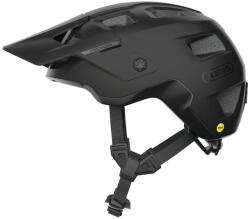 ABUS MoDrop MIPS MTB Kerékpáros Sisak - Hegyi Kerékpáros Bukósisak Ütközésvédelemmel, Egyedi Illeszkedés, Unisex - Matt Fekete, S-es méret