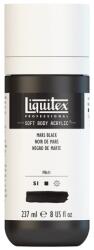 Liquitex Professional Soft Body akril festék - Mars fekete, krémes fedő állagú, erősen pigmentált, fényálló, 237 ml