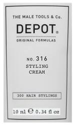 Depot Depot, 300 Hair Stylings No. 316, UV Filter, Hair Styling Cream, Medium Hold, 10 ml