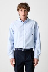 Drôle de Monsieur férfi pamut ing La Chemise Oxford - kék XL
