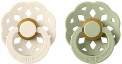 BIBS Boheme cumik természetes kaucsukból 2db - 1-es méret Változat: Ivory / Sage
