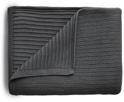 Mushie kötött gyermektakaró bio pamutból Változat: Striped Dark Gray