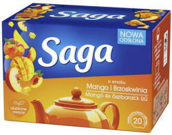 Saga Gyümölcstea SAGA Őszibarack-Mangó 20 filter/doboz - robbitairodaszer
