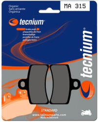 TECNIUM Street Organikus Fékbetétek - MA315 TECNIUM Fékrendszer és alkatrészei Fékbetétek, fékpofák és féktárcsák Tárcsafékbetétek