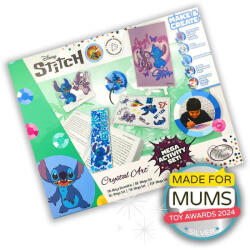  Crystal Art Gyémántszemes kirakó - Mega Kreatív szett Stitch és Angel - Craft Buddy