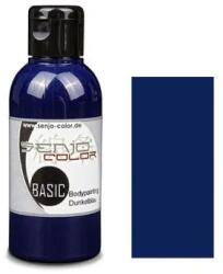 Senjo Color GmbH Senjo Color sötétkék testfesték bodypaintinghez és tetováláshoz, 75ml () (SENJO-B75-DARKBLUE)
