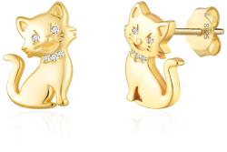 Olivie ezüst fülbevaló MACSKA GOLD 9696 (XUHU)