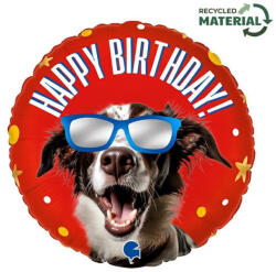 Grabo Happy Birthday Cool Doggy fólia lufi 46 cm (GBBG78230) - kidsfashion
