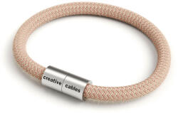 Creative-Cables Creative Cables lámpakábel Karkötő matt ezüst mágneses kapcsokkal és RD71 kábellel BRC-S-CRD71 (BRC-S-CRD71)