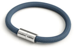 Creative-Cables Creative Cables lámpakábel Karkötő matt ezüst mágneses kapcsokkal és RC30 kábellel BRC-S-CRC30 (BRC-S-CRC30)