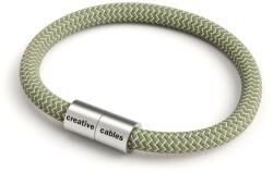 Creative-Cables Creative Cables lámpakábel Karkötő matt ezüst mágneses kapcsokkal és RD72 kábellel BRC-S-CRD72 (BRC-S-CRD72)
