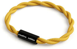 Creative-Cables Creative Cables lámpakábel Karkötő matt fekete mágneses zárral és TM25 kábellel BRC-S-NTM25 (BRC-S-NTM25)