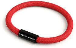Creative-Cables Creative Cables lámpakábel Karkötő matt fekete mágneses kapcsokkal és RM09 kábellel BRC-L-NRM09 (BRC-L-NRM09)