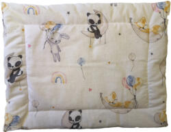 Ovis lapos párna flanel panda-nyuszi-róka + ekrü minky 40x50cm
