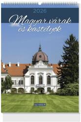 LizzyCard Falinaptár LIZZYCALENDAR B/4 álló spirálozott Magyar várak és kastélyok 2027