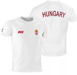  Magyarország mez felső szurkolói fehér "Hungary" feliratos gyerek 14 éves