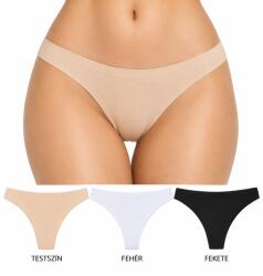 Berrak lézervágott női féltanga 3 db-os csomag - 85% pamut - M-XL