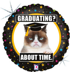 Grabo Grumpy Cat Gradution Holo fólia lufi 46 cm GBB36549H (GBB36549H)