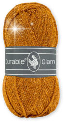 DURABLE Glam 2181 Ochre - csillogós okkersárga pamut fonal