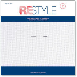 ReStyle Aida Hímzővászon - 18 count - fehér - 40x50cm