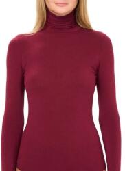 NOVODONIA, s. r. o Rolling de damă cu mânecă lungă modal cu cașmir burgundy mărimi îmbrăcăminte XL (2-30013-XL)