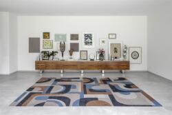 Louis De Poortere mosható műszálas szőnyeg Module Camel Blue 9196 - 140 x 200 cm