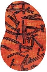 Louis De Poortere mosható műszálas egyedi alakú szőnyeg Kanji Ginger Chocolat 2069 - 235 x 340 cm