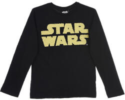 Star Wars átfordítható flitteres fekete felső