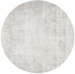 Louis De Poortere mosható műszálas körszőnyeg Jacob’s Ladder White Plains 8929 - Ø 140 cm