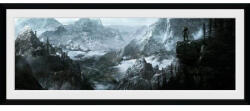 Skyrim - keretezett kép "Tájkép" (30x75)