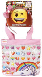 Emoji Unikornis átlátszó kistáska hajpánttal
