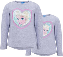Disney Jégvarázs Elsa átfordítható flitteres szürke felső