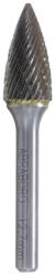 ABRABORO Keményfém turbómaró 10x54/9mm "G" alakú, hegyesvégű ívelt, inox-fogazattal (020348119018)