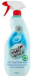 Well Done WC tisztító hab, fertőtlenítő, 750 ml, szórófejes, WELL DONE (12746) - iroszer24
