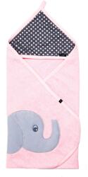 Womar Zaffiro Prosop de baie cu broderie Elefant 80x80 Womar Zaffiro AN-ZE-80 (Culoare: Roz/Gri) Prosop