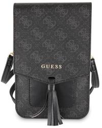 GUESS Geanta universala Guess 4G, 16 x 10 cm, 6 compartimente, Negru (3700740448328)