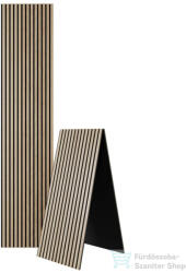 Sapho DELUXE akusztikus falpanel 2400x520x18mm, tölgy/fekete 54-240-11-86-12 (54-240-11-86-12)