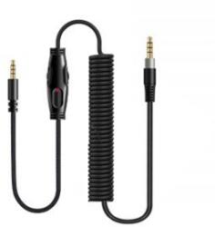 PadForce Cablu audio PadForce pentru casti Kingston HyperX Cloud Alpha, Cloud Mix, Jack 3.5mm to 3.5mm, Lungime 2 m - 2.5 m