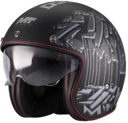 MT Cască pentru scuter MT LE MANS 2 S SV DYSTOPIC B12 MATT