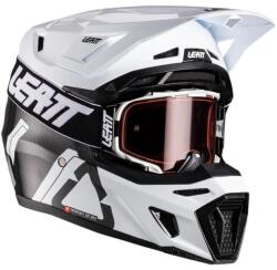 LEATT Cască motocross LEATT Kit Moto 9.5 Carbon/White V26